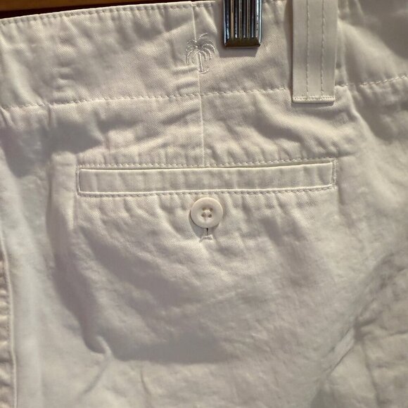 Lilly Pulitzer Palm Beach Fit Capri Pants Women’s 8 White Cotton EUC - Picture 4 of 13